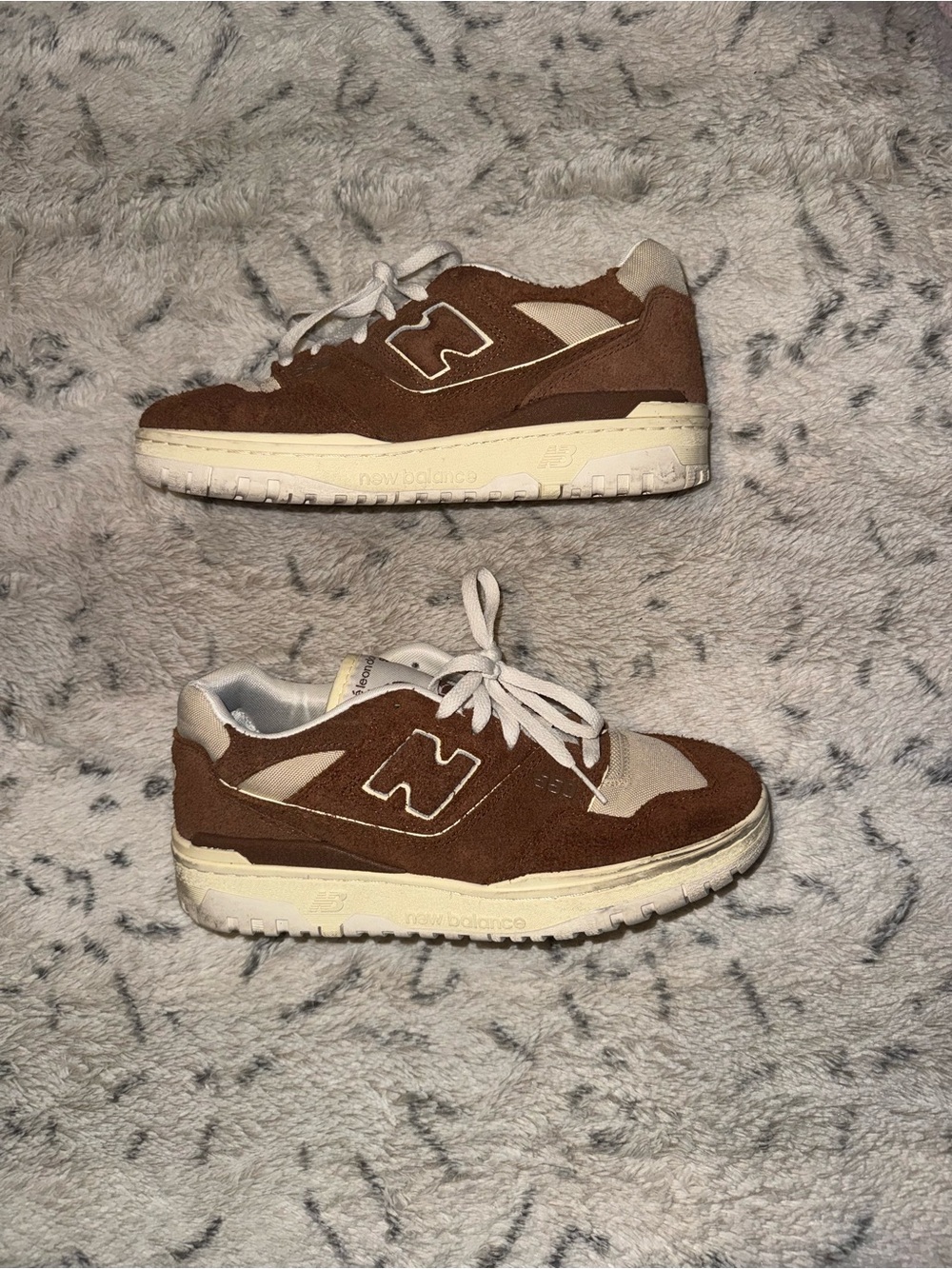 New Balance 550 x Aimé leon dore Brown suede sneakers